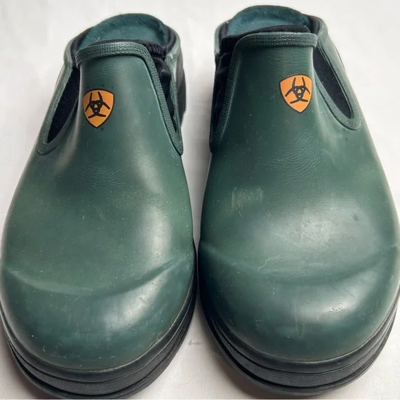 Ariat Womens Dark Green Slip-On Boots - Picture 5 of 8